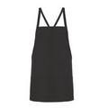 F57 Signature Black Criss-Cross Bib Apron